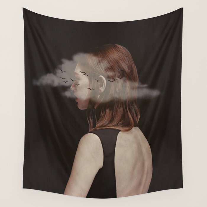Silence Wall Tapestry Gallery Image 4