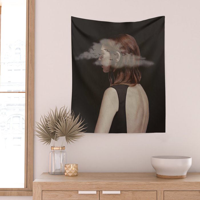 Silence Wall Tapestry Gallery Image 2