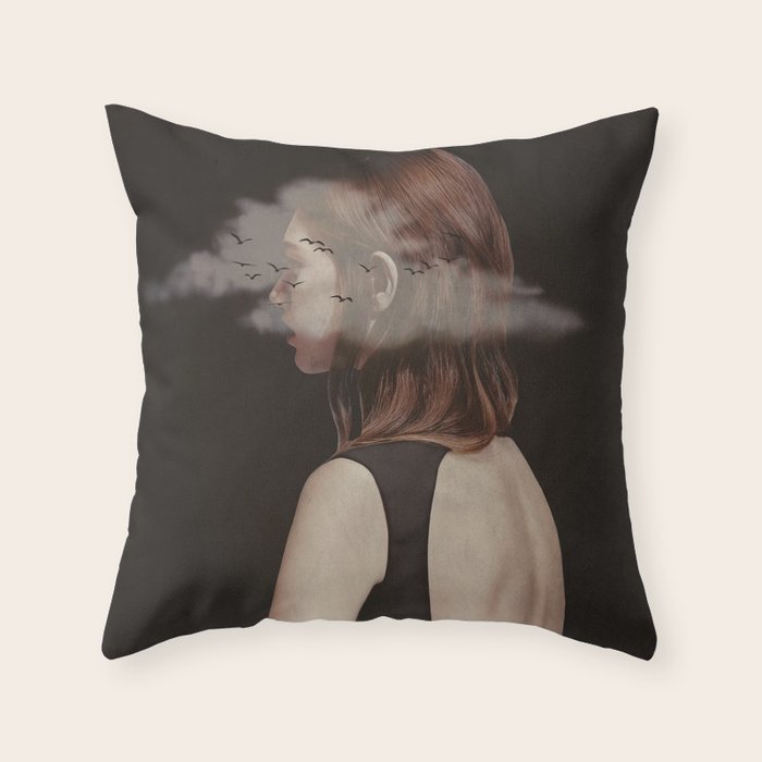 Silence Throw Pillow Gallery Image 6