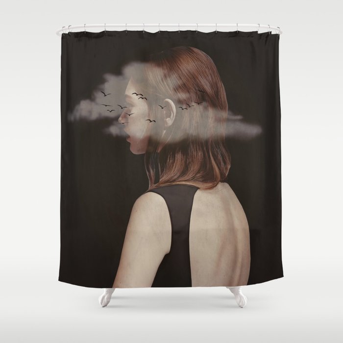 Silence Shower Curtain Gallery Image 1