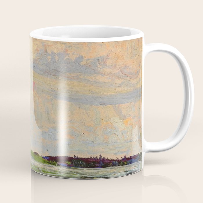 Tom Thomson Misty Sky c. 1913-1914 Canadian Landscape Artist Coffee Mug Gallery Image 1