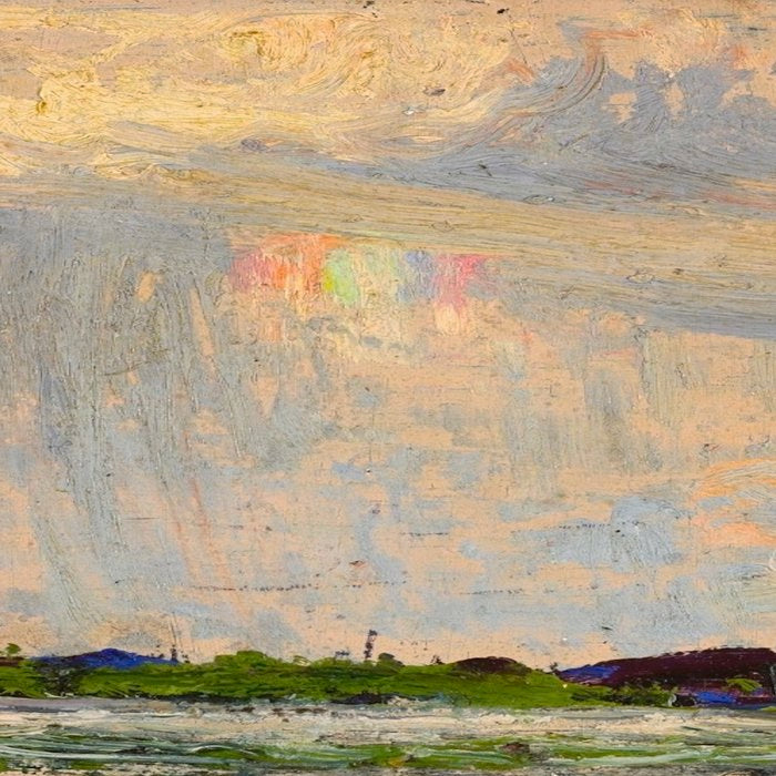 Tom Thomson Misty Sky c. 1913-1914 Canadian Landscape Artist Coffee Mug Gallery Image 2