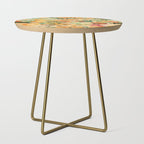 Vintage & Shabby Chic -  Sunny Gold Botanical Flowers Summer Day Side Table Gallery Image 1
