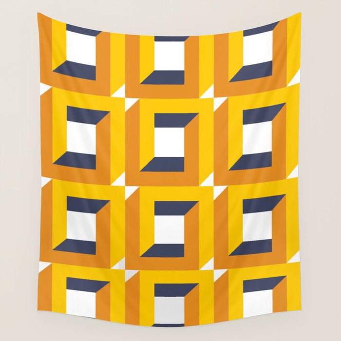 Modern Geometric 74C Wall Tapestry Gallery Image 4