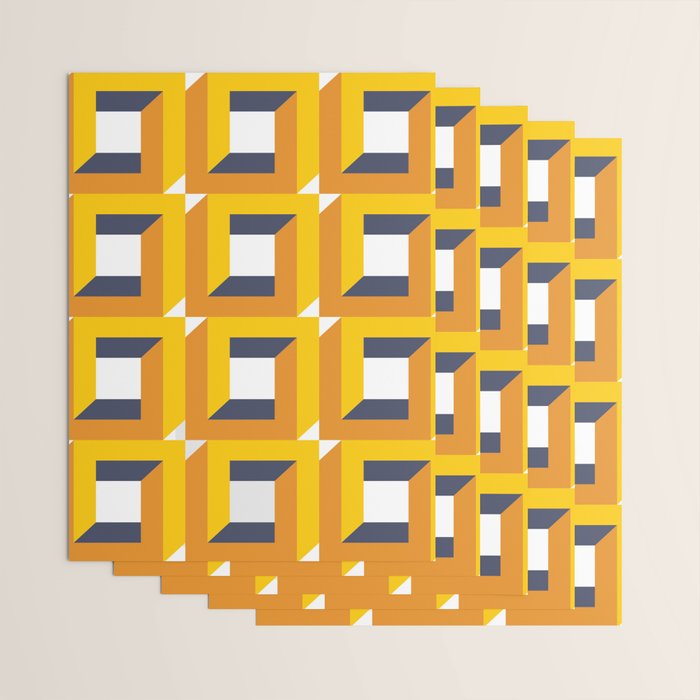 Modern Geometric 74C Wrapping Paper Gallery Image 3