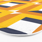 Modern Geometric 74C Bath Mat Gallery Image 3