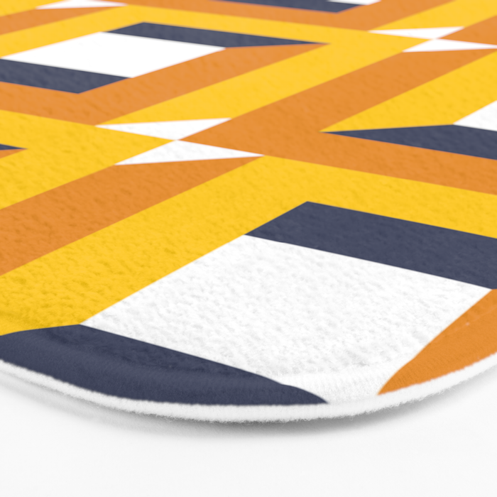 Modern Geometric 74C Bath Mat Gallery Image 3