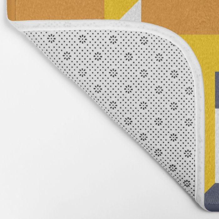 Modern Geometric 74C Bath Mat Gallery Image 2