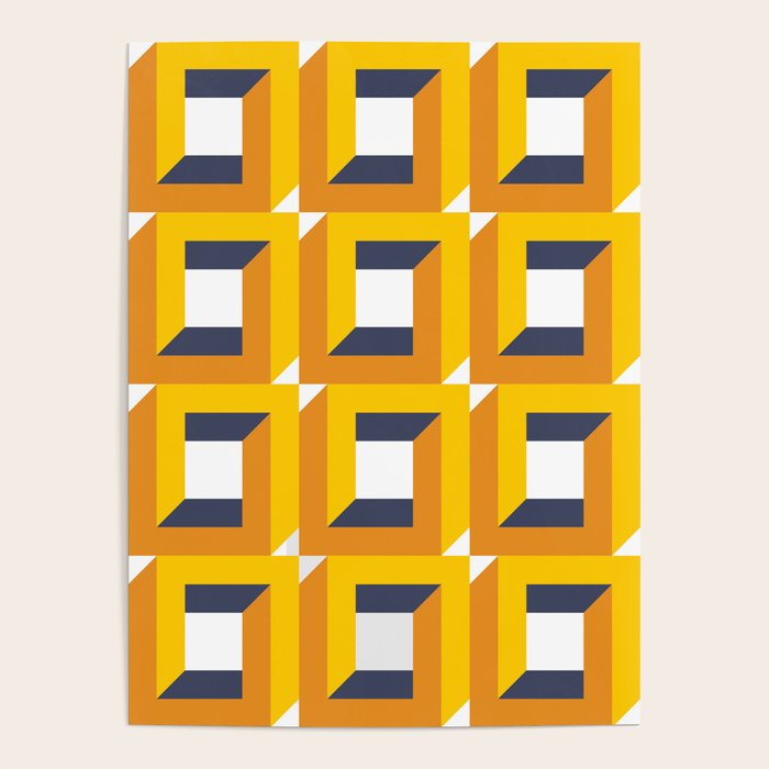 Modern Geometric 74C Poster Gallery Image 1