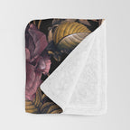 Autumn Winter Flowers IV Throw Blanket Gallery Image 3