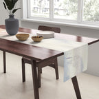 Ethereal Snowy Christmas Morning Sunrise  Table Runner Gallery Image 2