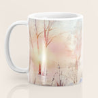 Ethereal Snowy Christmas Morning Sunrise  Coffee Mug Gallery Image 3
