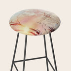 Ethereal Snowy Christmas Morning Sunrise  Stool Gallery Image 2