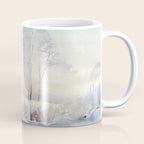 Ethereal Snowy Christmas Morning Sunrise  Coffee Mug Gallery Image 1