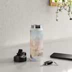 Ethereal Snowy Christmas Morning Sunrise  Water Bottle Gallery Image 4