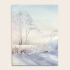 Ethereal Snowy Christmas Morning Sunrise  Notebook Gallery Image 4