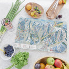 Park City Utah Trail Map Ski Snowboard Cutting Board Gallery Image 2