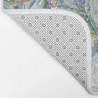 Park City Utah Trail Map Ski Snowboard Bath Mat Gallery Image 2