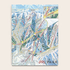 Park City Utah Trail Map Ski Snowboard Notebook Gallery Image 4