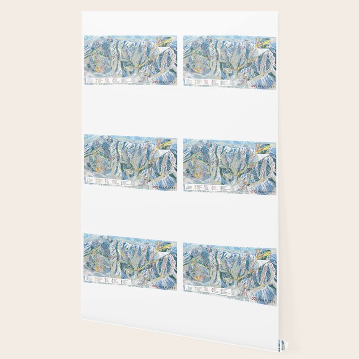 Park City Utah Trail Map Ski Snowboard Wallpaper Gallery Image 2