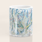 Park City Utah Trail Map Ski Snowboard Coffee Mug Gallery Image 4