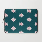 Evil Eye Dots - Teal & Pink Laptop Sleeve Gallery Image 1