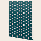 Evil Eye Dots - Teal & Pink Wallpaper Gallery Image 2