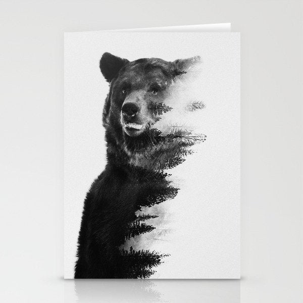 Observing Bear Stationery Card Gallery Image 1