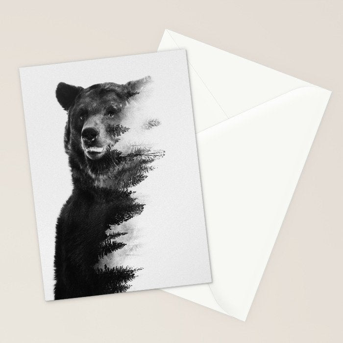 Observing Bear Stationery Card Gallery Image 2
