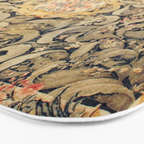 French Aubusson Vintage Floral Rug Print Bath Mat Gallery Image 3