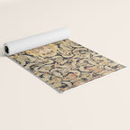 French Aubusson Vintage Floral Rug Print Yoga Mat Gallery Image 2