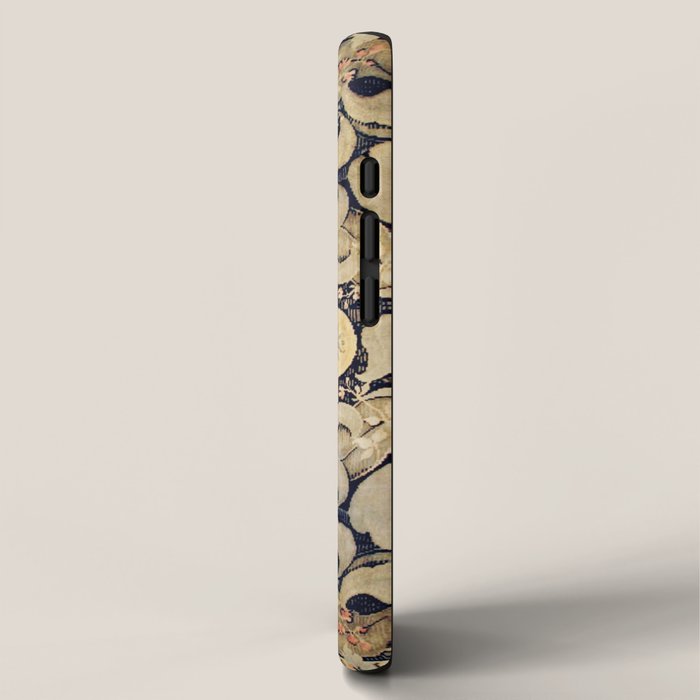 French Aubusson Vintage Floral Rug Print iPhone Case Gallery Image 2