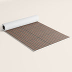 Vintage Brown Houndstooth Tweed  Yoga Mat Gallery Image 2
