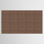Vintage Brown Houndstooth Tweed  Tablecloth Gallery Image 2