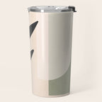 Minimal Abstract Art Plant 5 Travel Mug Gallery Image 2