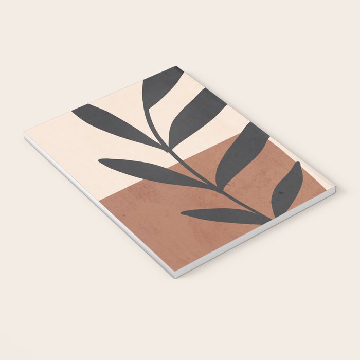 Minimal Abstract Art Plant 5 Notebook Gallery Image 3