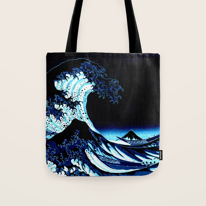the Great Wave blue Tote Bag Gallery Image 1