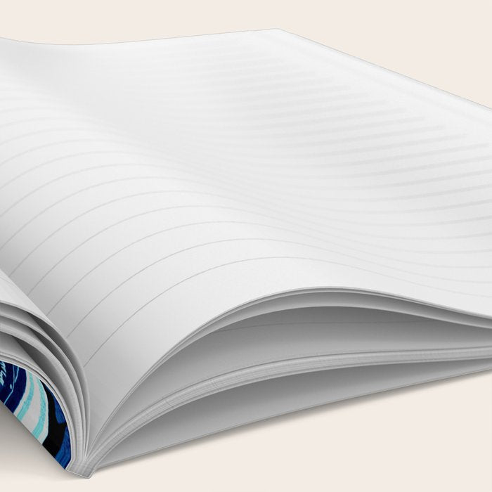 the Great Wave blue Notebook Gallery Image 2