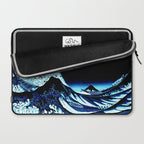 the Great Wave blue Laptop Sleeve Gallery Image 2