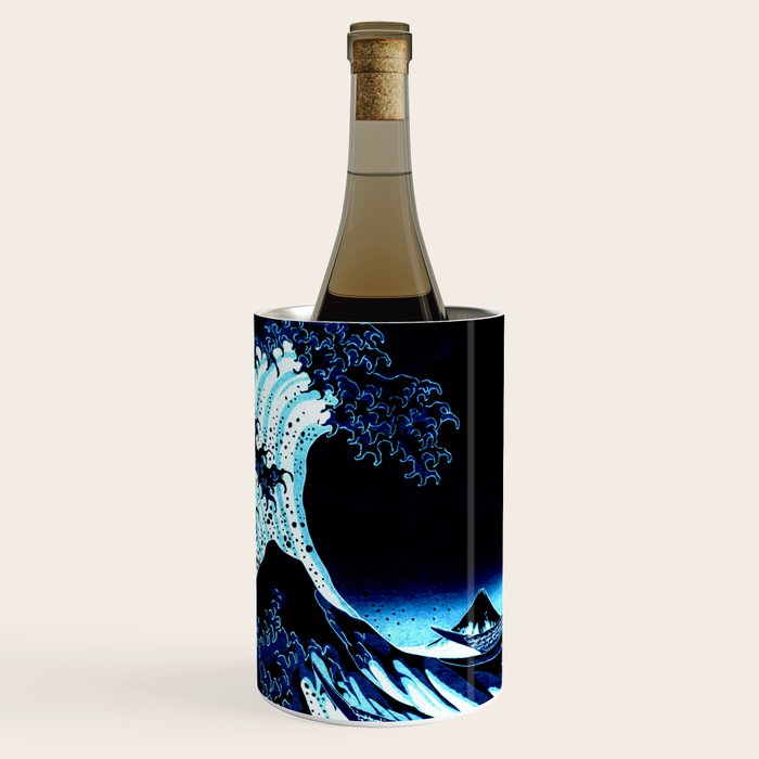the Great Wave blue Wine Chiller Gallery Image 1