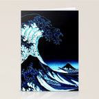 the Great Wave blue Stationery Card Gallery Image 2