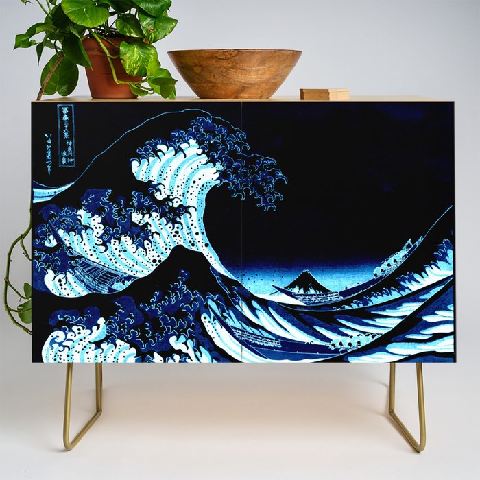 the Great Wave blue Credenza Gallery Image 1