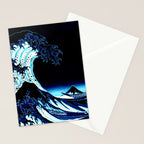 the Great Wave blue Stationery Card Gallery Image 2