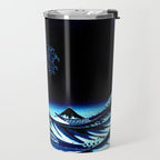 the Great Wave blue Travel Mug Gallery Image 2