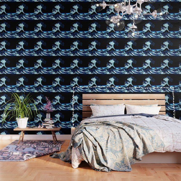 the Great Wave blue Wallpaper Gallery Image 3
