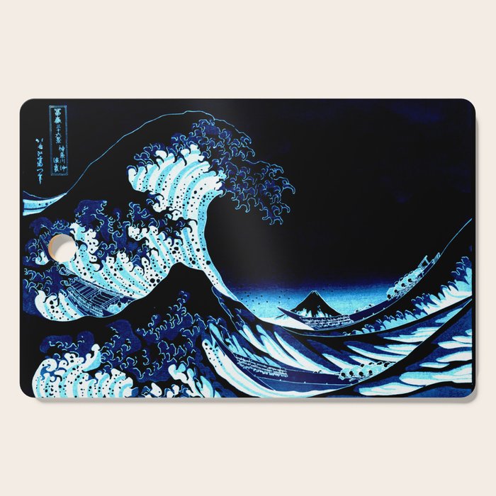 the Great Wave blue Cutting Board Gallery Image 1