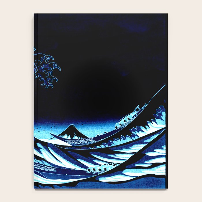 the Great Wave blue Notebook Gallery Image 4