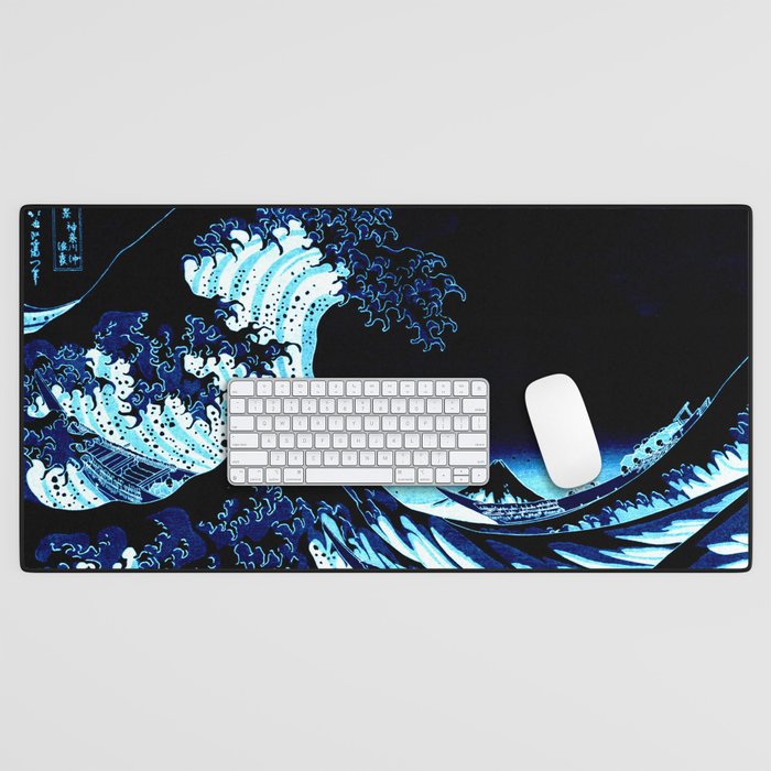 the Great Wave blue Desk Mat Gallery Image 1