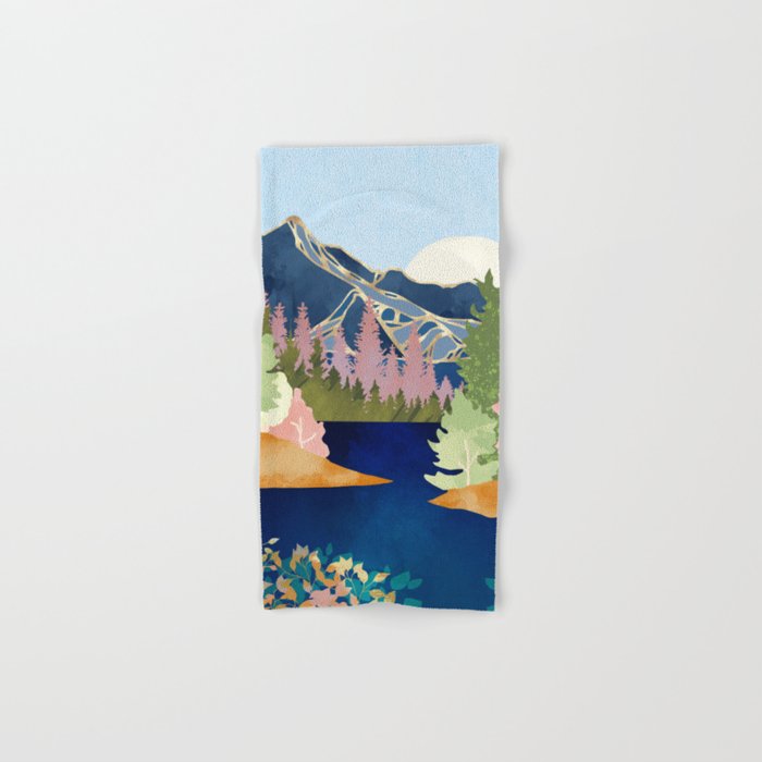 Summer Forest Lake Bath Towel Gallery Image 1