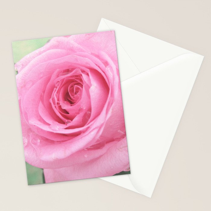 Morning Rose Stationery Card Gallery Image 2